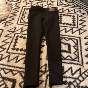 Fashion fleece lined leggings